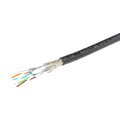 Kabel Flex C7 4x2x23/7 AWG S/FTP förstärkt PU svart rörliga applikationer