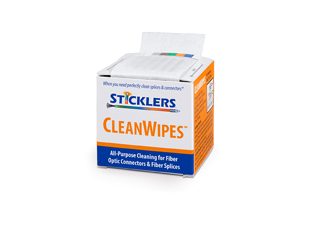 Sticklers CleanWipes box 600st/fp Optical Grade Cleaning Wipes